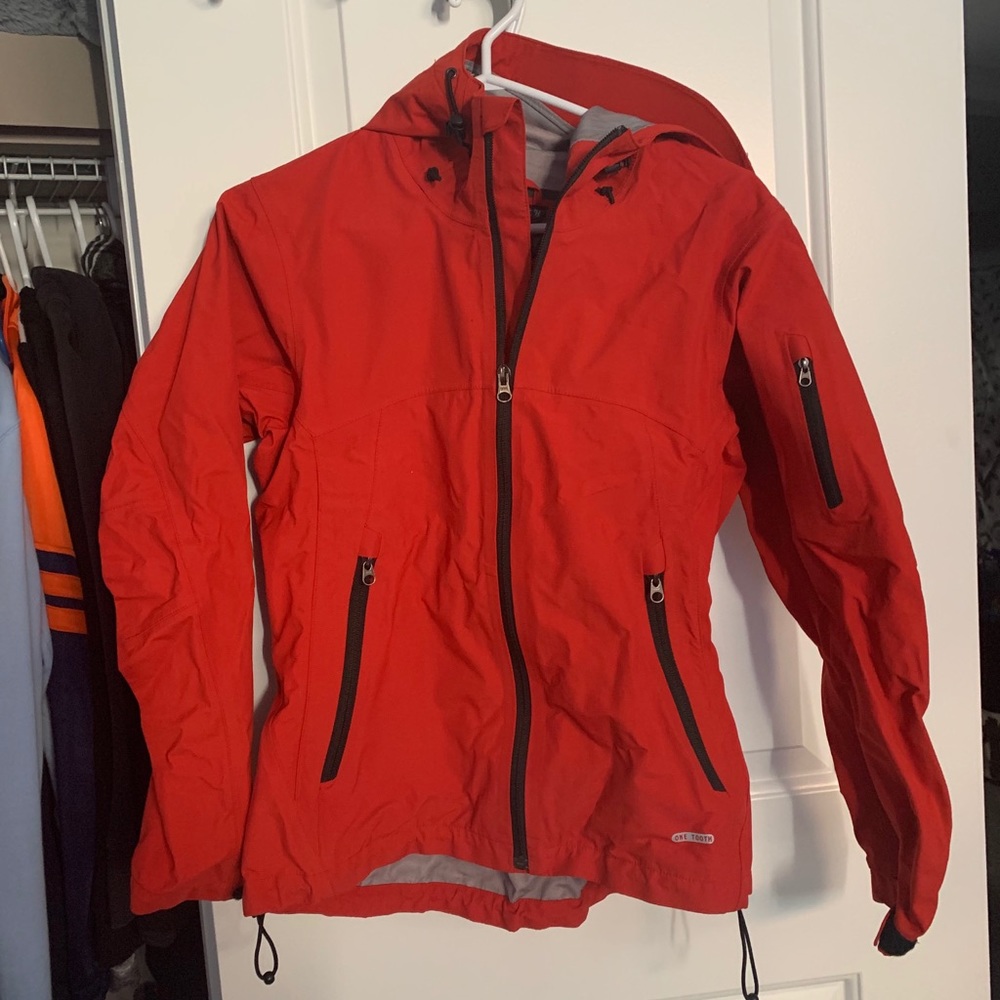 One Tooth Bright Red Jacket